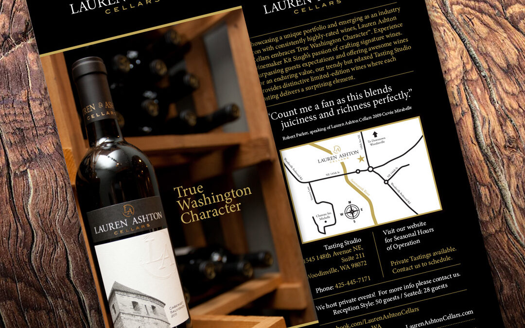 Uncorking Success: Vineyard & Winery Rack Card by Giant Punch