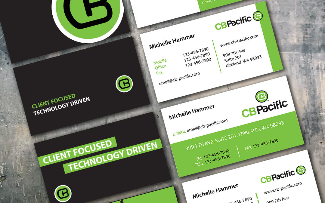 CBPacific Business Card Design and Branding by Giant Punch