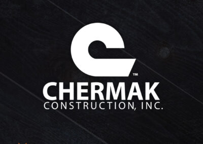 Chermak Construction Logo - A harmonious blend of tradition and modernity.