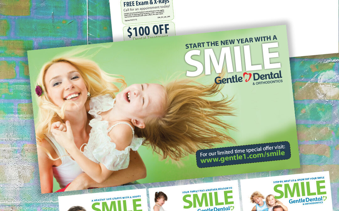 Dental Care Direct Mailer Series Design by Giant Punch