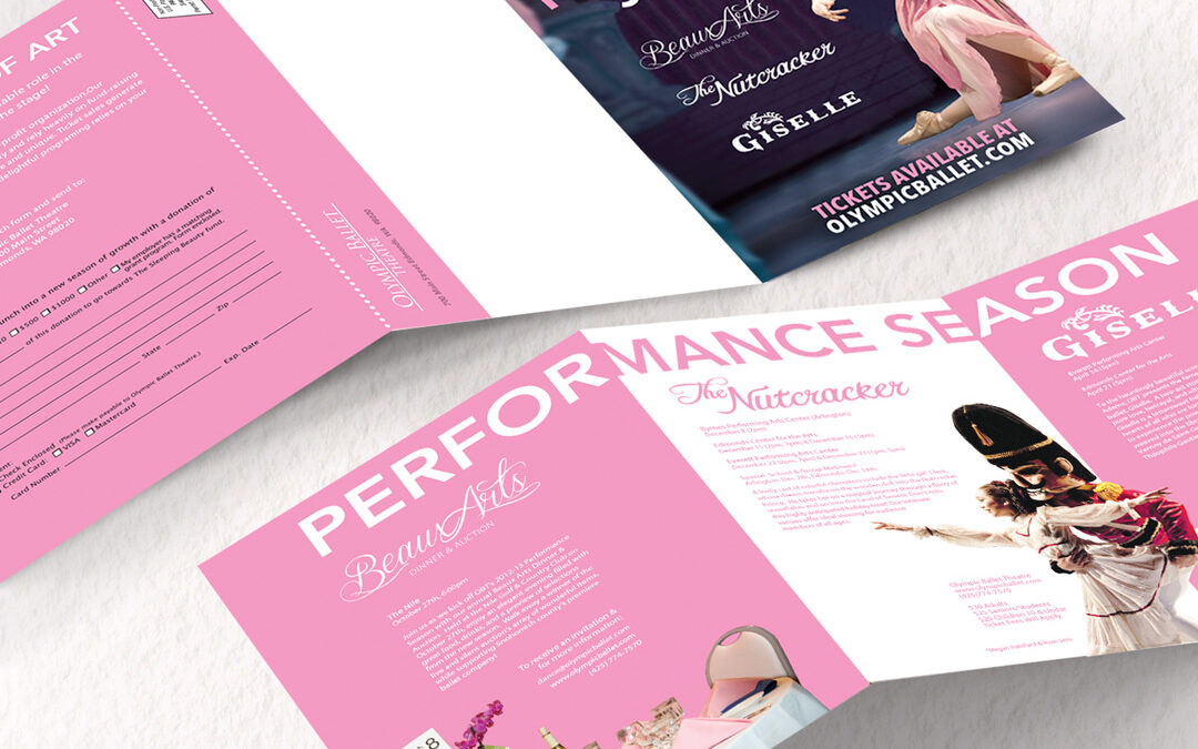 Ballet Theater Selfmailer Designed by Giant Punch