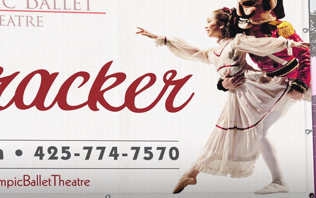 Nutcracker Takes the Stage: Festive Ballet Banner Design