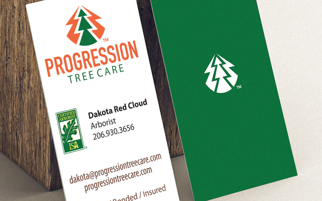 Business Card and Logo Design by Giant Punch for Tree Service