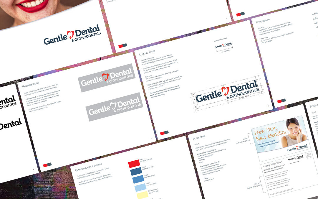 Gentle Dental Style Guide Branding by Giant Punch