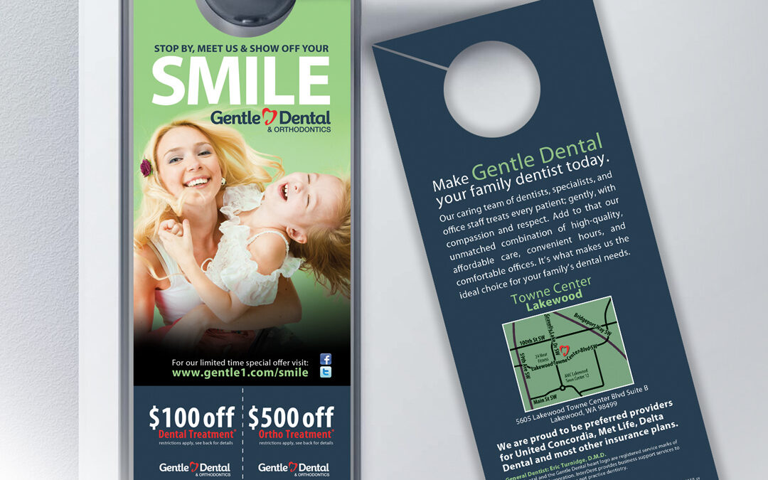 Dental Care Door Hanger Design by Giant Punch