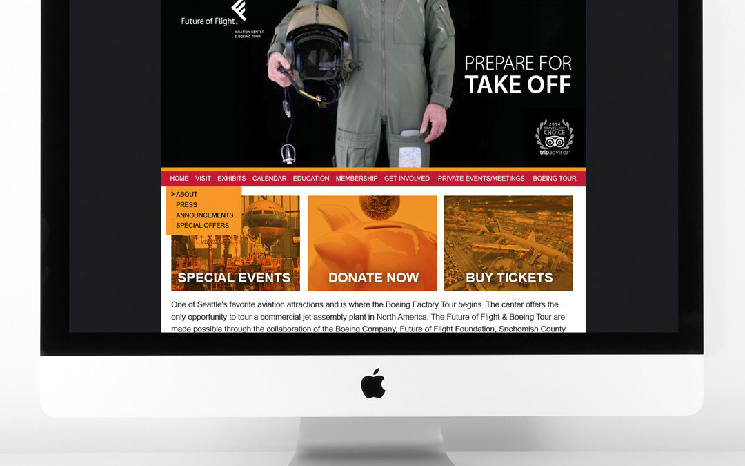 Boeing Tour: Museum Responsive Website Design by Giant Punch