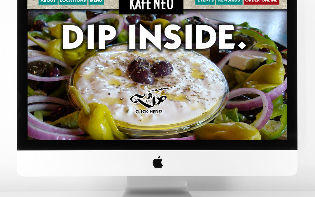 Dip Inside: Cafe and Bistro Website Designed by Giant Punch