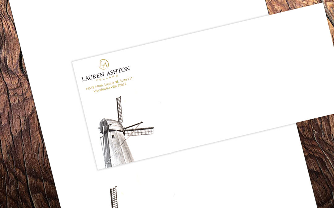 Letterhead and Envelope Design by Giant Punch for Winery