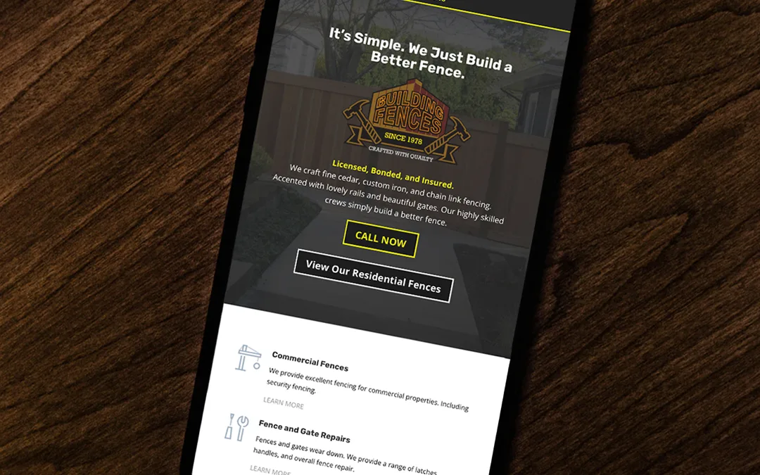 City Wide Fence Mobile Responsive Website Design by Giant Punch